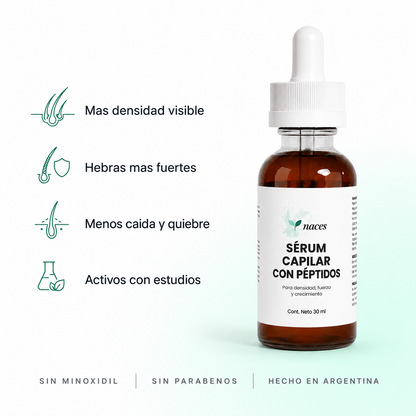 Sérum capilar con péptidos